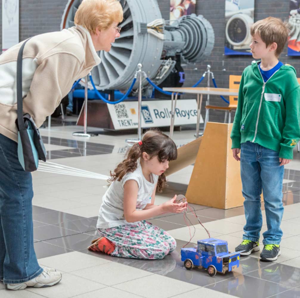 FAMILY for Rolls Royce display Burton on Trent