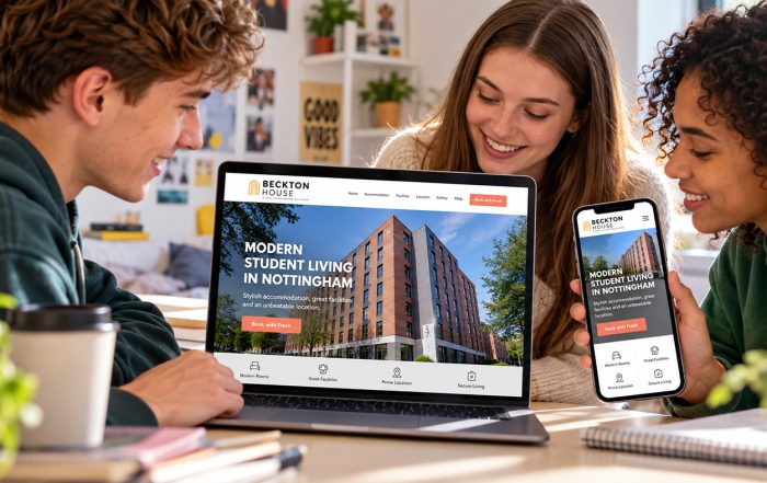 website Students Exploring Beckton House Living